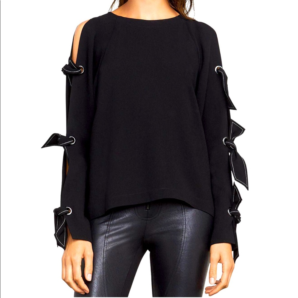 Bcbgmaxazria Haydin tie top